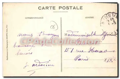 Beaulieu - Algemene aanzicht — Uitgave Gilettà, fot. Nice, n° 328 — Achterkant