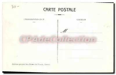 CANNES - Vista geral do Cannet — Edição especial Aux Dames de France, Cannes, n°21 — Verso