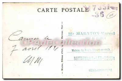 Cannes — Kasyno Miejskie i Kioszek Muzyczny — Wydawca Munier, Nice, nr 78 — Rewers