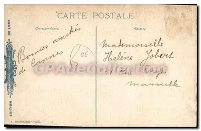 Cannes. Wyspa Świętego Honorata. Przystań — N.D. Fot. nr 237 — Rewers