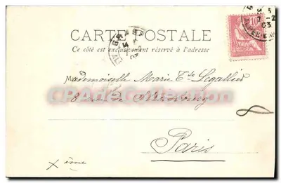 Cannes — Boulevard de la Croisette — V. Stocker, n° 165 — Achterkant