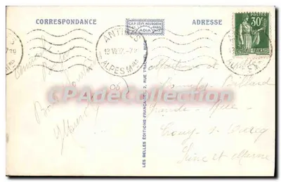 CANNES Kasyno i Mont Chevalier — wydawnictwo Adia, n° 112 — Rewers