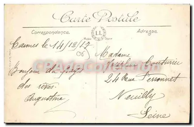CANNES — Hotel Carlton i Bany w Croisette — LL. — N° 164 — Rewers