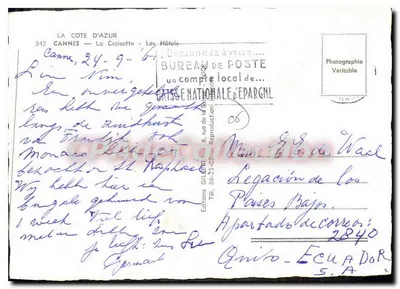Cannes — La Croisette — Grand Hotel — Wydawnictwo GILLES — Rewers