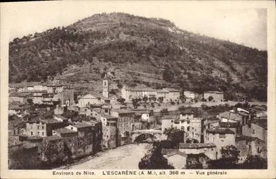 L'ESCARÈNE (A M.) — Vista geral — Entorno de Nice, alt. 366 m