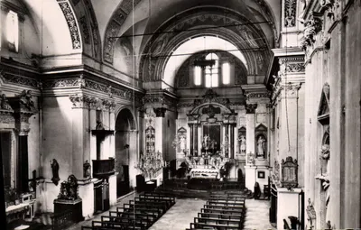 L'Escarenè (A.M.) — Interior da igreja — Edições «MAI», Nice