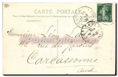 Golfe-Juan (R.M.) — A Escadra — Lib. Maillan édit. Caunes 265 — Verso
