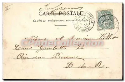 Golfe Juan - Vista generale e la Flotta e Spiaggia di Juan-les-Pins — Edizione Gilette, fot. Nion, n° 694 — Verso