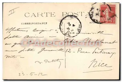 Golfe-Juan - Port — widok portu z jachtami — wydawca: Jean Mellier, nr 1078 — Rewers
