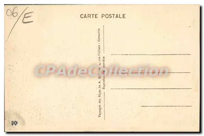 Golfe-Juan — Port i hotele — Stara pocztówka deCollection — Rewers