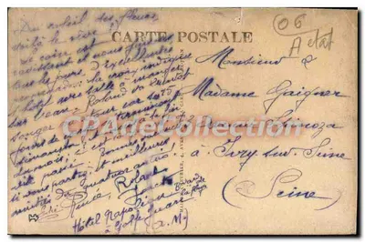 Golfe-Juan — Port — Wydawca: MAURICE LEBREVE (n° 0142) — Rewers