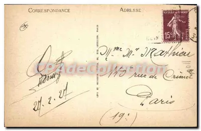 Grasse - Vista scattata dal Grand Hôtel — Selecta, n°91 — Verso