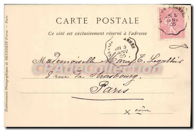 Grasse — Widok ogólny, Strona Południowa — Collections ND Phot, nr 97 — Rewers
