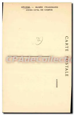 Grasse — Museo Fragonard — Antico Hotel de Cabris — Verso