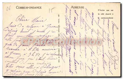 Juan-les-Pins — A Praia do Casino e o Cabo de Antibes — LL — Verso