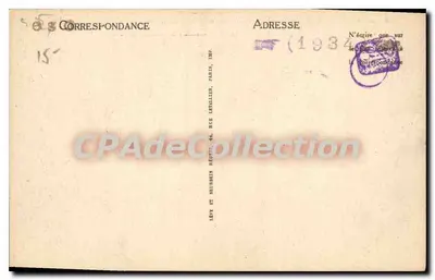 Juan-les-Pins — A Praia do Casino e o Cabo de Antibes — LL — Verso