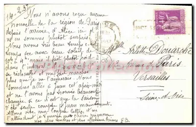 JUAN-LES-PINS — Vista da Pinède — Editor desconhecido, n° 49 — Verso