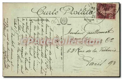 Juan-les-Pins — A Praia — LL — Editor LL — Verso