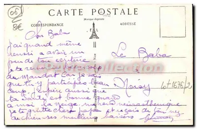 Lantosque (A.M.) — Vista Geral — Le Rivet — Verso