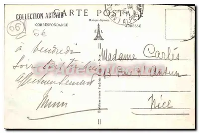 Lantosque (A.-M.) — Ogólny widok — alt. 512m — n° 51 — Rewers