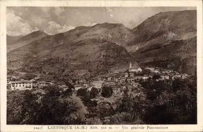 Lantosque (A.M.) — Vista geral panorâmica — A.M. Éditions, n° 12417