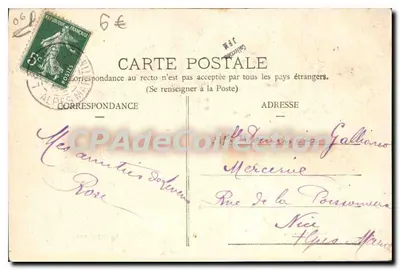 Levens (Alpes-Maritimes) — panoramica wsi i jej winnic — E. Faraut, wydawca — Rewers