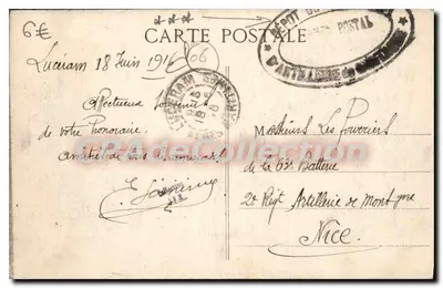 Luceram (a.-m.) — Wejście do Miasta — Przełęcz — Wycieczka na 28 km od Nicei — Wydawnictwo Giletta, Nicea — Rewers