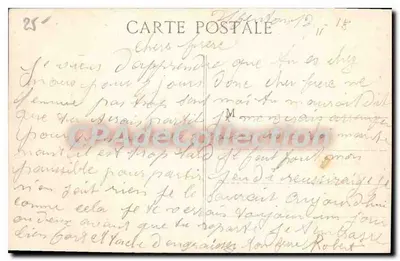 Menton — Lembrete de MENTON — Baudouin Gillot, n° 965 — Verso