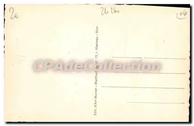 Menton — Algemene Uitzicht en de Kasernen — Munier — Achterkant