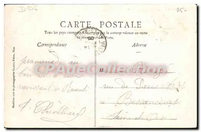 Menton — Vista geral — Baía de Garavan — Edição Giletta, fot., Nice — Verso