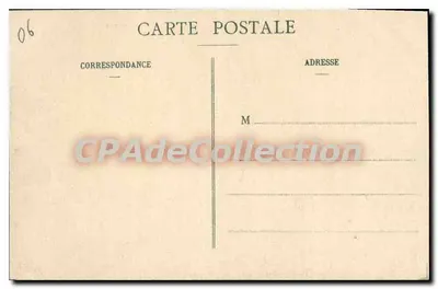 Menton - A Baía de Garavan — Coleção RCP, n° 471 — Verso