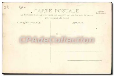 Os Rochos Vermelhos — Menton — R.A.J.D. 10321 E.52 — Verso