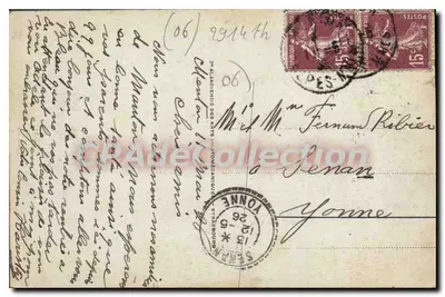 Menton — Wielkie hotele — Wydawca anonimowy, nr 60 — Rewers