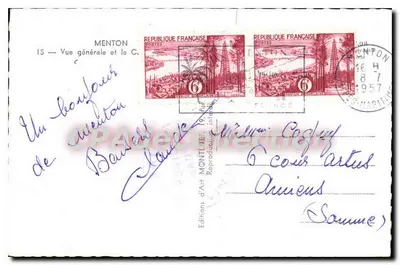 Menton — Ogólny widok i C. — Municea — Rewers