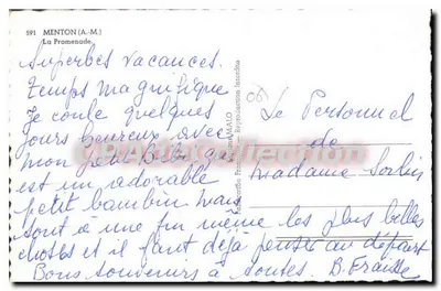 Menton (A.-M.) — A Promenade — Editor: WAILO — Verso