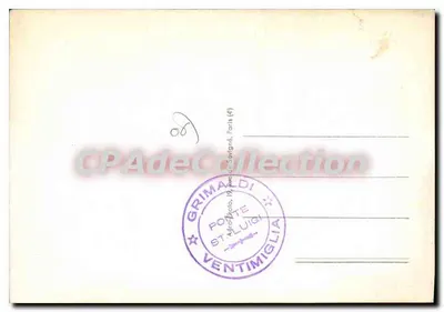 Menton - Port, Stara Miasto — wydanie JO. 7 — Rewers