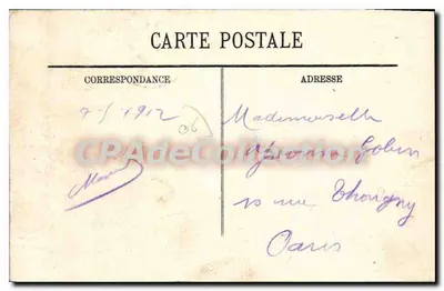 Monte-Carlo — La Place du Casino, el Café de Paris — Tarjeta postal antigua deCollection n°67 — Reverso