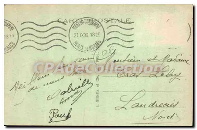 Monaco — Paleis van de Prins — Karabiniers — Eerewacht — n° 804 — Achterkant
