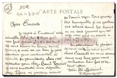 Niza - Plaza Garibaldi — vista de la plaza con monumento y café — editor Léonard, n° 171 — Reverso