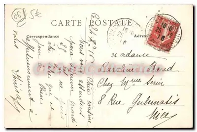 Nice - A Promenade dos Ingleses — Edição V. Mouska, 12 Rue Paradis, Nice — Verso