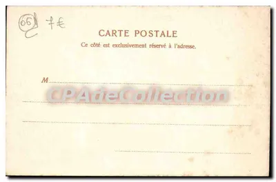 Nice — Jardins e cassino Municipal — T.B. editor, Nice - 251 — Verso