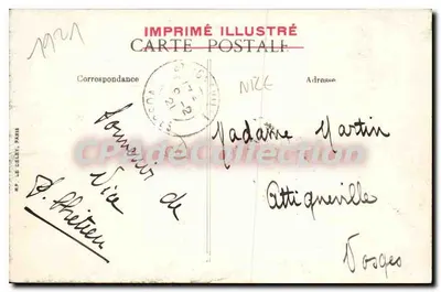 Het Paillon en de Boulevard des Italiens — Côte d'Azur — n°805 — Drukkerij Le Célestin, Parijs — Achterkant