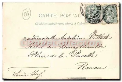 Nice — Pomnik Centennia — Louis Glaser, Leipzig, n° 17615 — Rewers