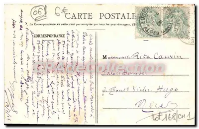 Peira-Cava (1300 m n.p.m.) — Wejście do Domanu — Glichè Pizzotti, fot. w Peira-Cava — Rewers