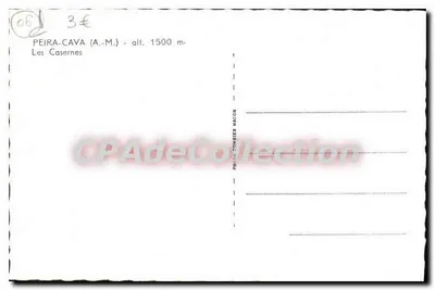 Peira-Cava (A.-M.) — Kasarny — Photo Combier Macon — Rewers
