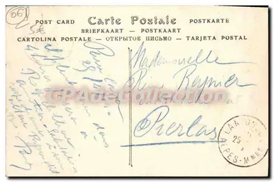 Peira-Cava (Alpes-Maritimes) — Stacja letnia (wysokość: 1500 metrów), widok na Alpy — ND Phot. — Rewers