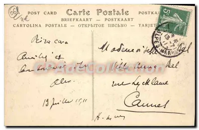 Peïra-Cava — Widok na Alpy — Hotel Bellevue i Victoria, Victor Elia Propre — Rewers