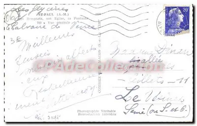 Saint-Paul (A.M.) — Algemene uitzicht van Vérines — Combière — Achterkant