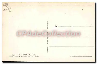 Saint-Paul (A.M.) — O Pontil — Edição A. Baux, Saint-Paul — Verso