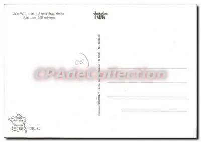 I Monti del Paese di Nizza — Sospel — Editore: Editions Offset Glor Adia — Verso